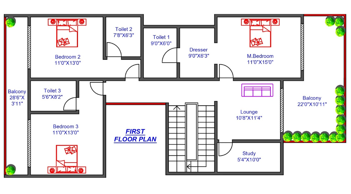aastha Floor Plan First Floor Plan