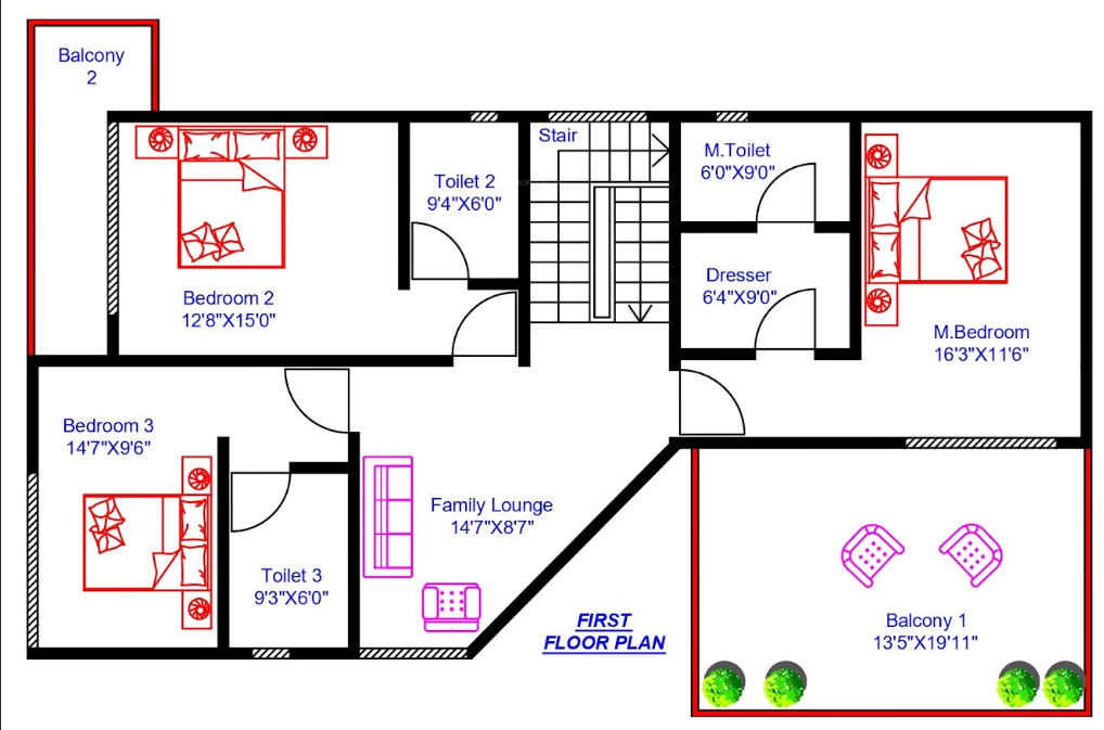 aastha Floor Plan First Floor Plan