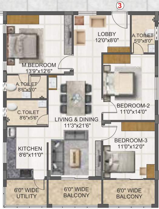  svc indraprastha Floor Plan Floor Plan
