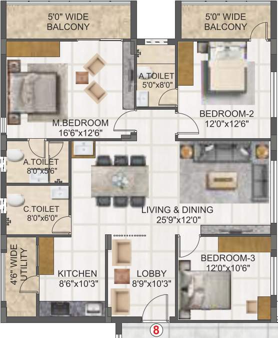  svc indraprastha Floor Plan Floor Plan