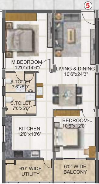  svc indraprastha Floor Plan Floor Plan