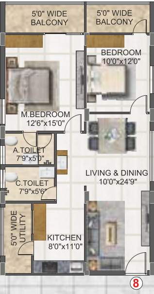  svc indraprastha Floor Plan Floor Plan