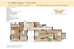  burj Floor Plan Lower Level Duplex Plan