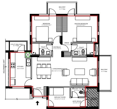 Floor Plan vatika the seven elements Floor Plan Floor Plan