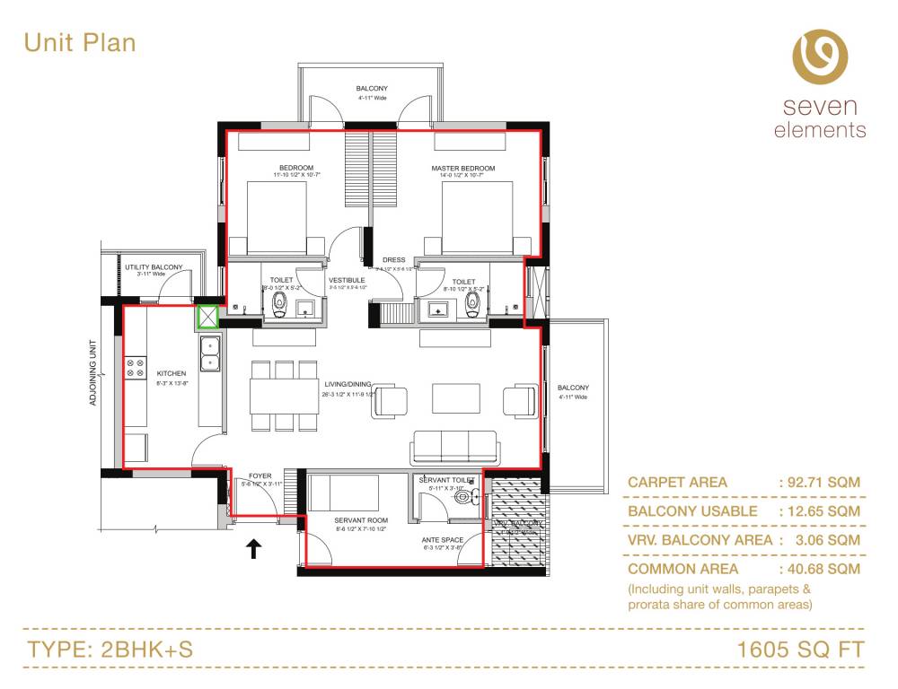 Floor Plan vatika the seven elements Floor Plan Floor Plan