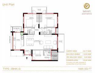 Floor Plan vatika-the-seven-elements Floor Plan Floor Plan
