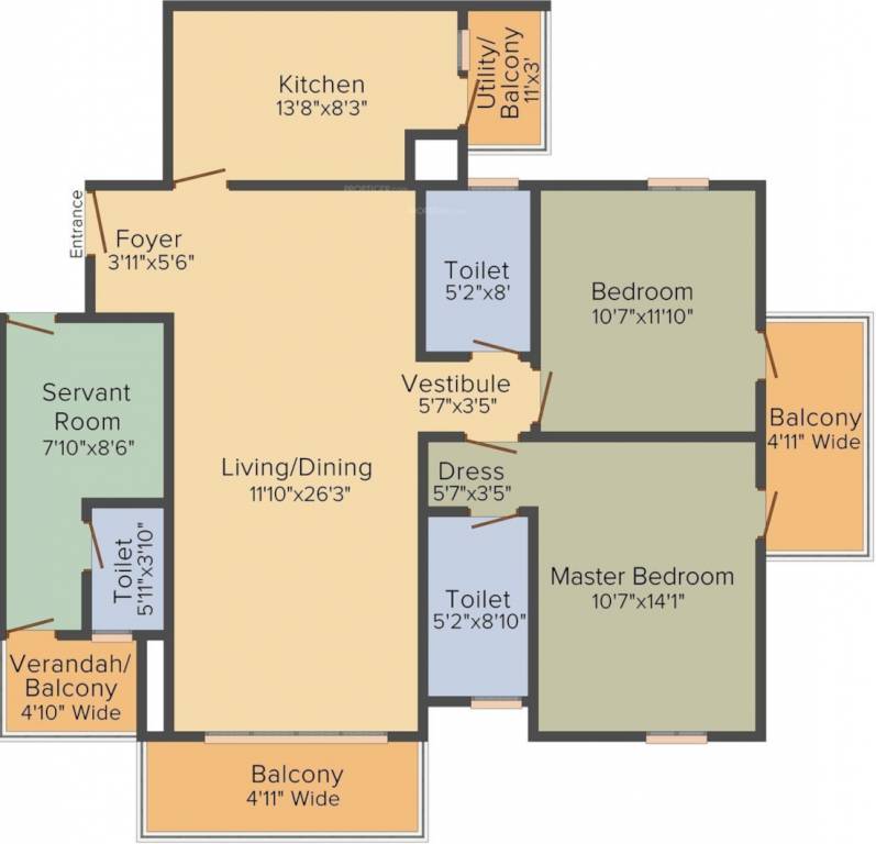 Floor Plan vatika the seven elements Floor Plan Floor Plan