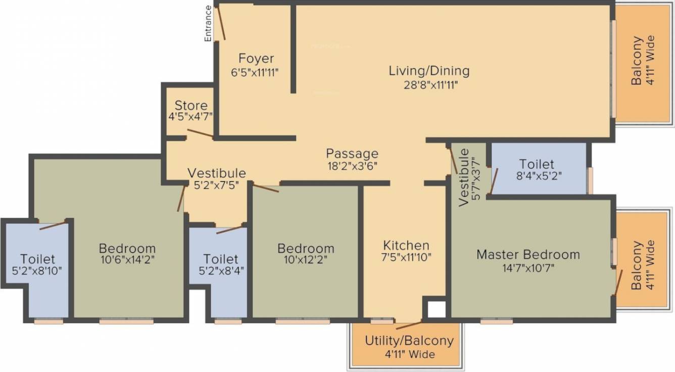 Floor Plan vatika the seven elements Floor Plan Floor Plan