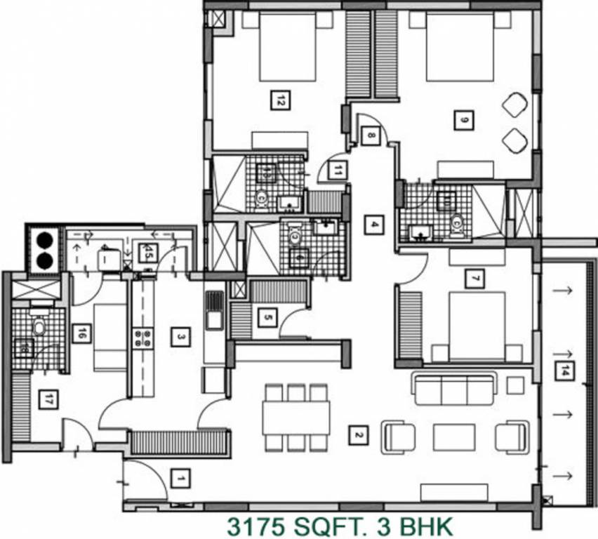 Floor Plan vatika the seven elements Floor Plan Floor Plan