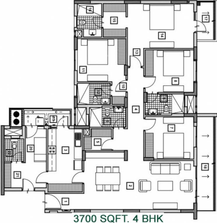 Floor Plan vatika the seven elements Floor Plan Floor Plan