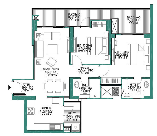  godrej woods Floor Plan Floor Plan