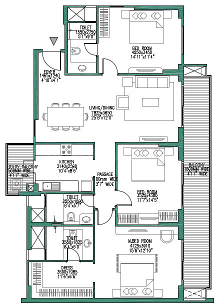  godrej woods Floor Plan Floor Plan