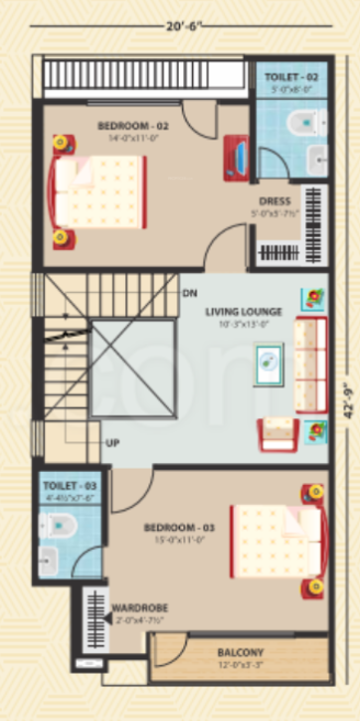  shubh-villa-ext Floor Plan First Floor Plan