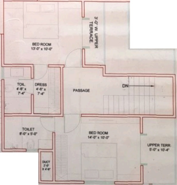 Upper Level Duplex Plan ashwamegh avenue Floor Plan Upper Level Duplex Plan