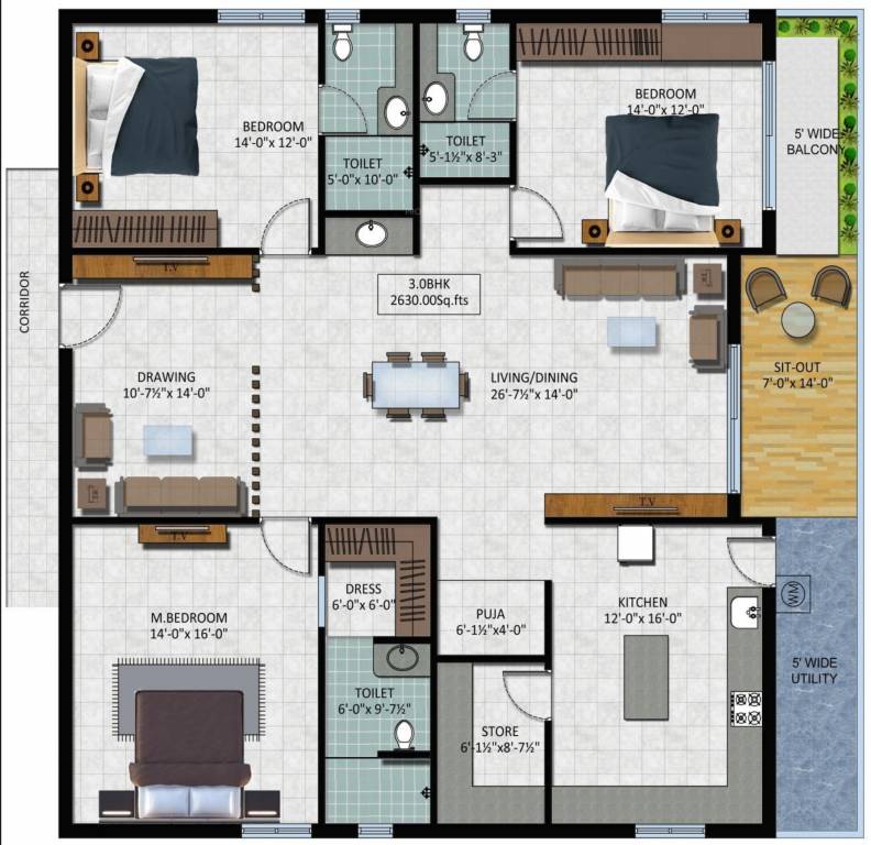  555 Floor Plan Floor Plan