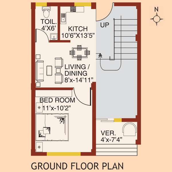 deeshari abokash Floor Plan Ground Floor Plan