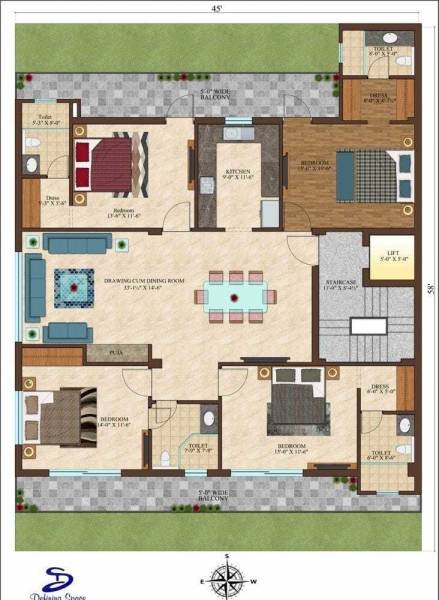  deluxe-homes Floor Plan Floor Plan