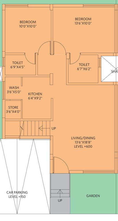  suburbia bungalow Floor Plan Ground Floor Plan