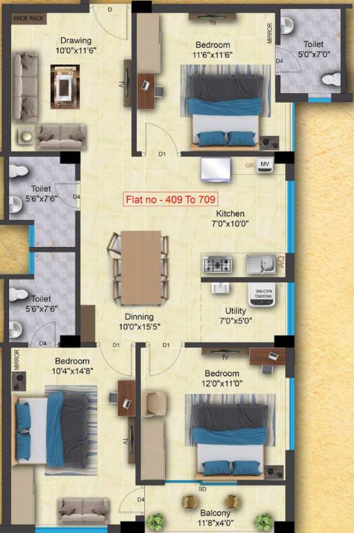 Floor Plan pramod heights Floor Plan Floor Plan