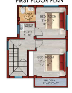First Floor Plan  vriddhi fresco fountain city Floor Plan First Floor Plan