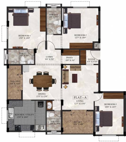  kalpataru Floor Plan Floor Plan