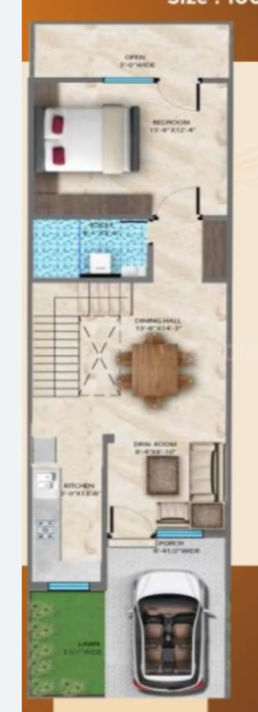  krishna-kunj-jumbo-villa Floor Plan Ground Floor Plan