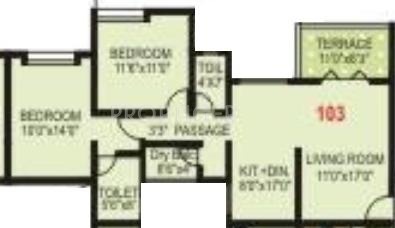 Rahul Rahul Park (2BHK+2T (1,024 sq ft) 1024 sq ft)