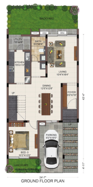  amberley Floor Plan Ground Floor Plan