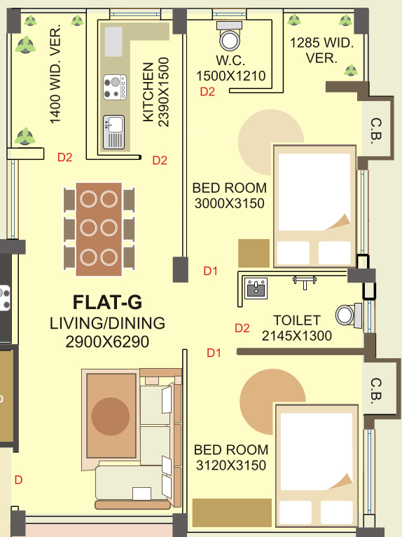  kunj Floor Plan Floor Plan