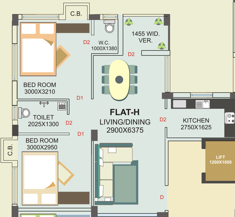  kunj Floor Plan Floor Plan