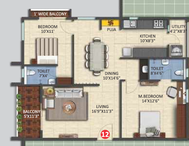 Floor Plan shantiniketan Floor Plan Floor Plan