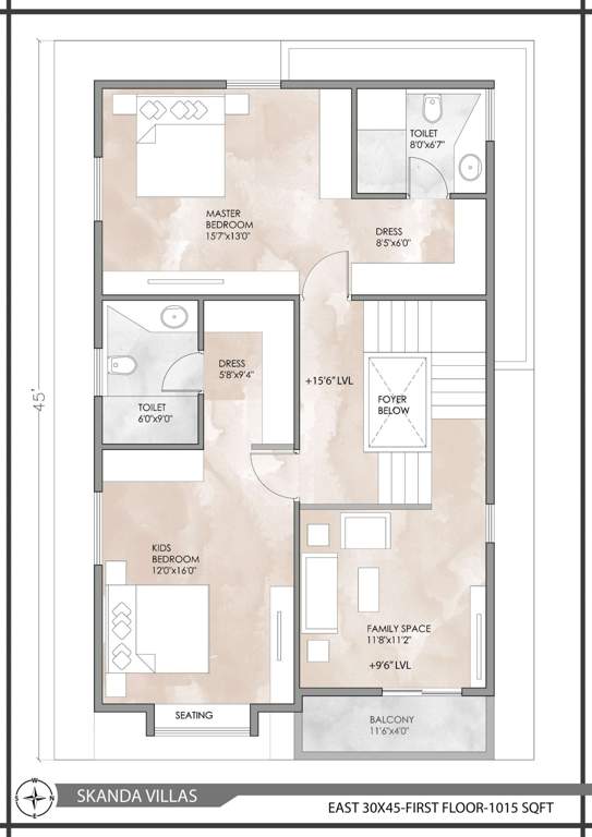  spirit of one Floor Plan First Floor Plan