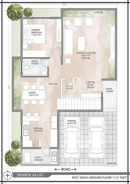  spirit of one Floor Plan Ground Floor Plan