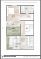  spirit-of-one Floor Plan Second Floor Plan