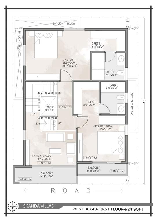  spirit of one Floor Plan First Floor Plan