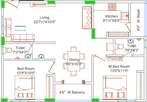  residency Floor Plan Floor Plan