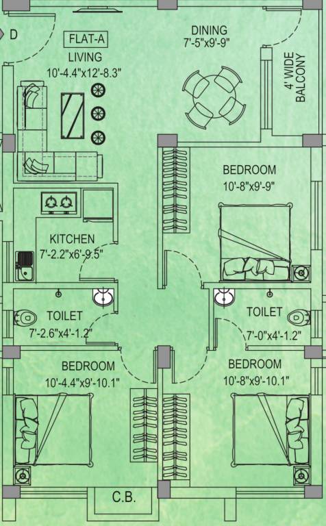 Floor Plan kusumba greens Floor Plan Floor Plan