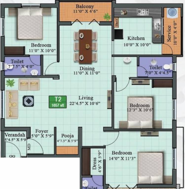 Floor Plan sri sakthi sai flats Floor Plan Floor Plan