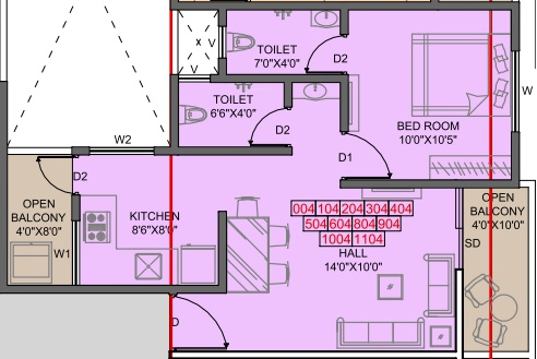  skyways s no 281 Floor Plan Floor Plan
