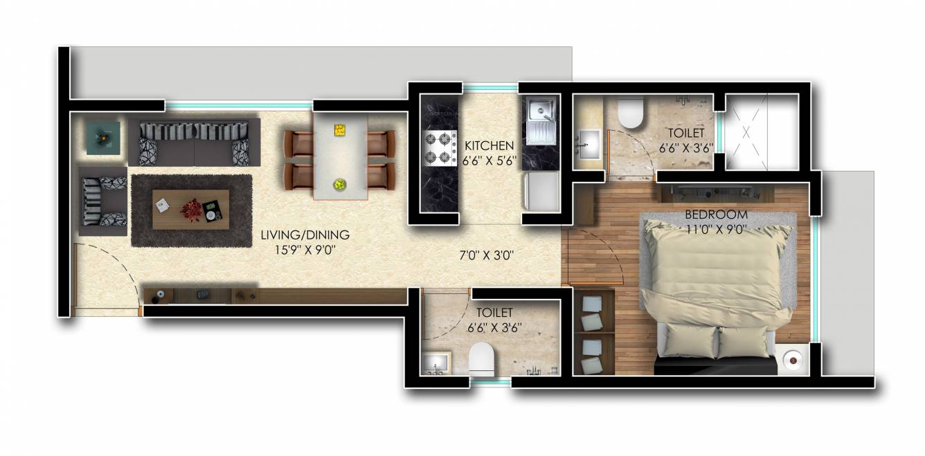  s t shree vaibhav chs ltd Floor Plan Floor Plan