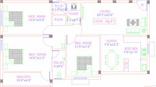 Floor Plan  sai-varalakshmi-flats Floor Plan Floor Plan