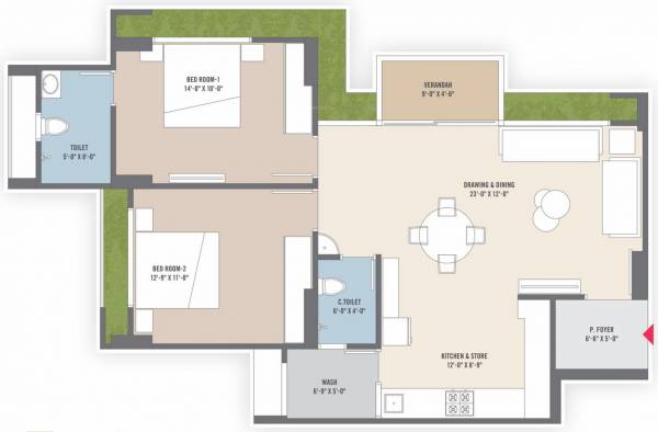  suramya-hieghts Floor Plan Floor Plan