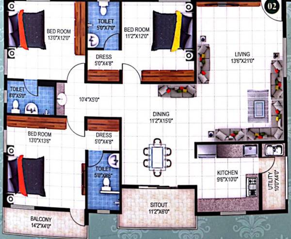 sai-sannidhi Floor Plan Floor Plan