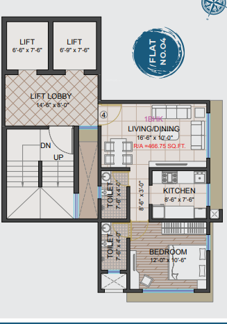  residency Floor Plan Floor Plan