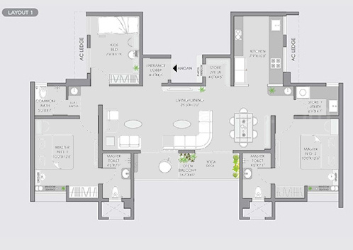 Floor Plan  yashone eternitee Floor Plan Floor Plan