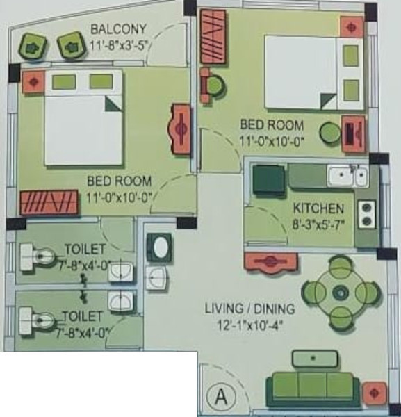  residency Floor Plan Floor Plan