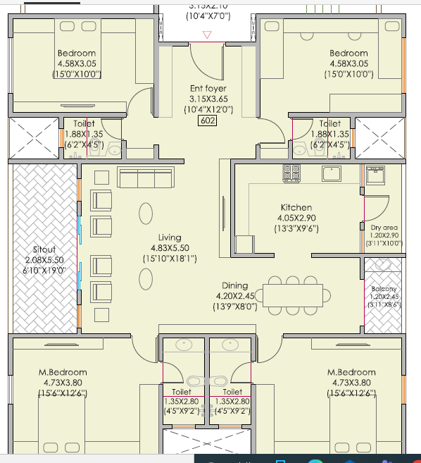  aditya apartments condominium Floor Plan Floor Plan