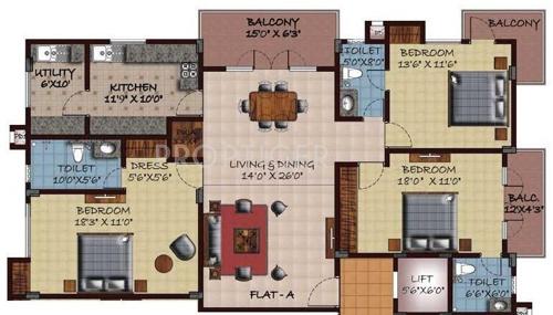 Sumanth Sreshta Ragasudha (3BHK+3T (1,839 sq ft) 1839 sq ft)