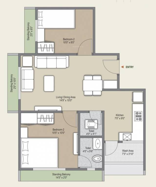 Floor Plan gulmohar nirvana ii Floor Plan Floor Plan