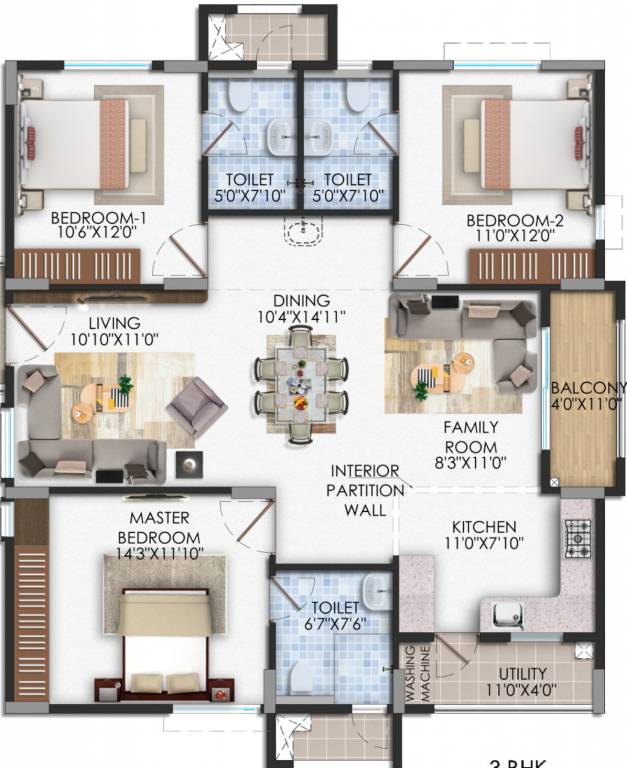  gardens by the brook Floor Plan Floor Plan